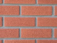 Orange Brick Wall Royalty Free Stock Photos Orange Brick Wall Royalty Free Stock Photos