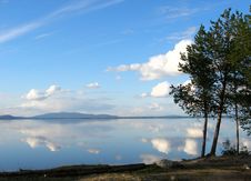 Kolvitskoe Lake Royalty Free Stock Photos Kolvitskoe Lake Royalty Free Stock Photos