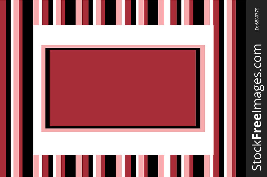 Striped background for an inscription. Vector