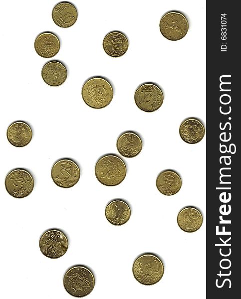 Miscellaneous european coins euro cent