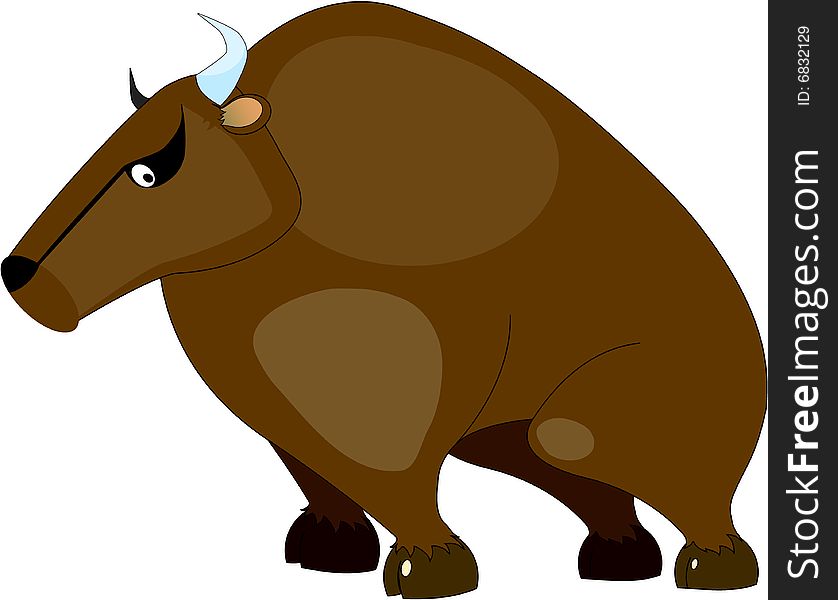 The big brown bull thinks of what that. The big brown bull thinks of what that