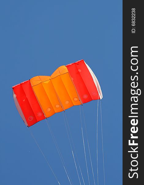 Colored kite flying in the sky