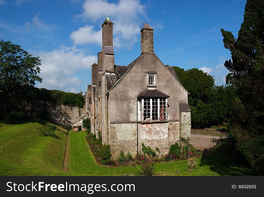 An old mansion in the irish countryside