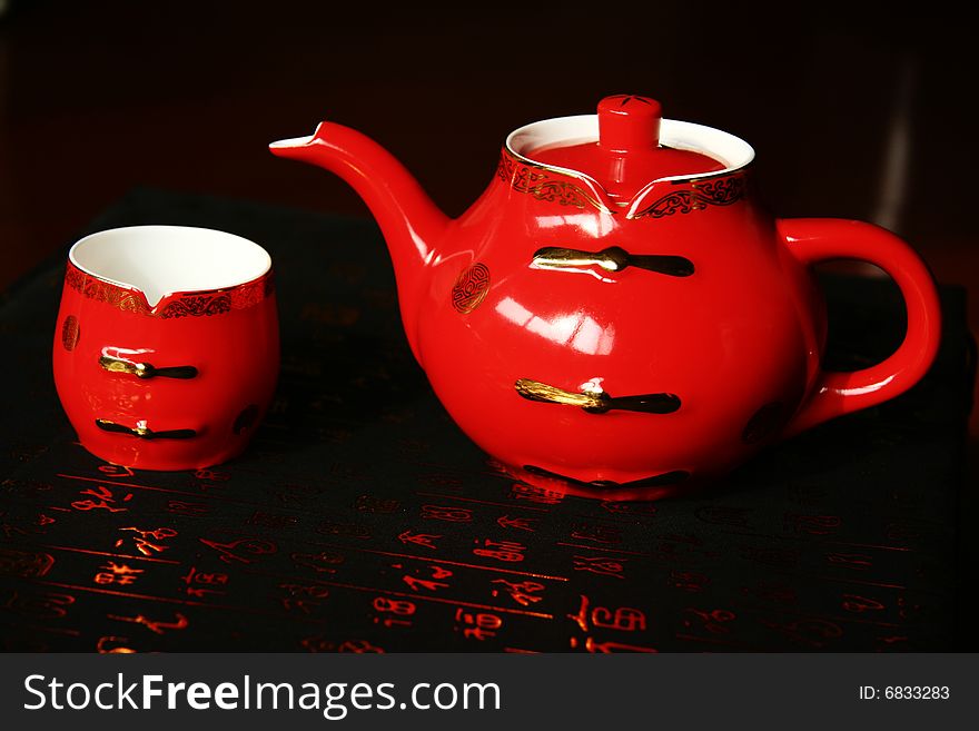 Special made chinese red ceramic. Special made chinese red ceramic