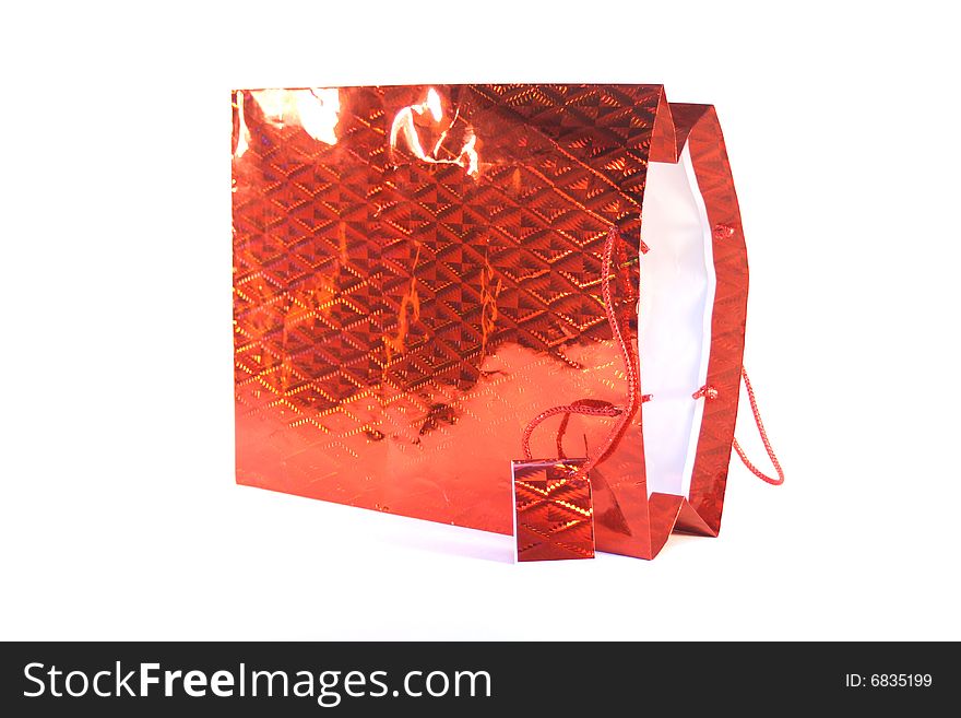 Christmas shopping bag