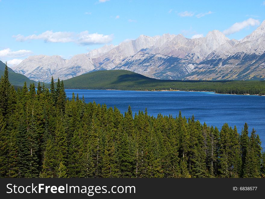 Lower Lake at Kananaskis Country Alberta Canada