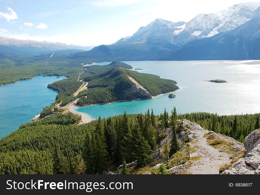 Interlake at Kananaskis Country Alberta Canada. Interlake at Kananaskis Country Alberta Canada