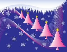 Pink Christmas Royalty Free Stock Image Pink Christmas Royalty Free Stock Image