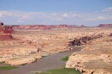 Hite View Over The Colorado River Stock Images Hite View Over The Colorado River Stock Images