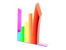 3D Business Statistic Stock Image 3D Business Statistic Stock Image