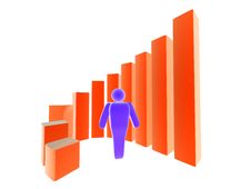 3D Business Statistic Stock Photos 3D Business Statistic Stock Photos