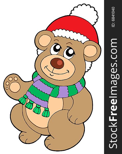 Christmas teddy bear