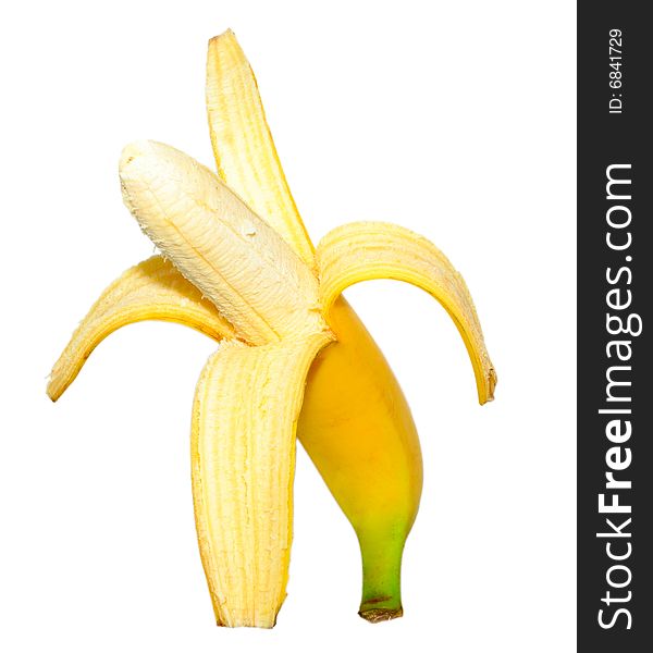 Ripe Peeled Banana