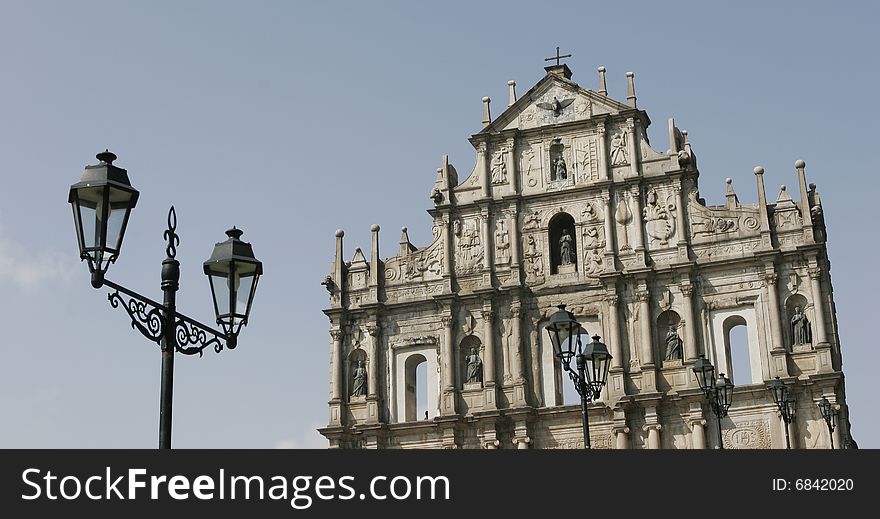 The Ruins of St. Paul in Macau.