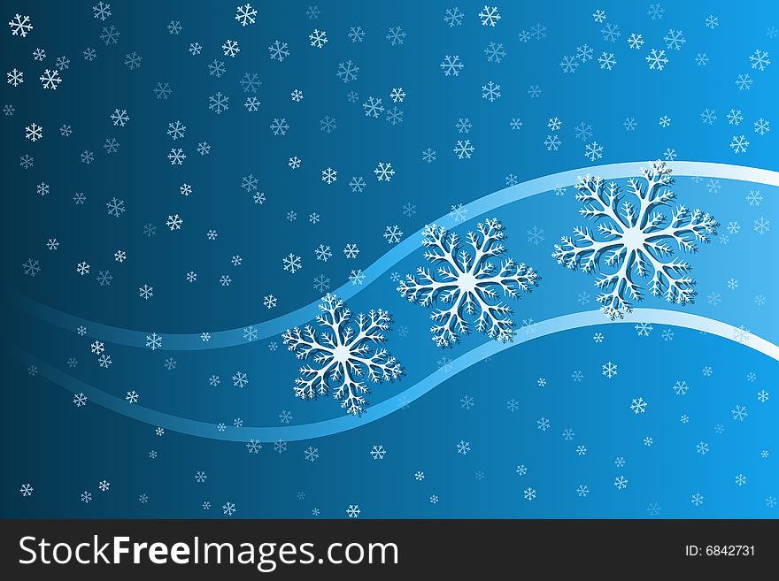Vector illustration of Snowflake Decoration