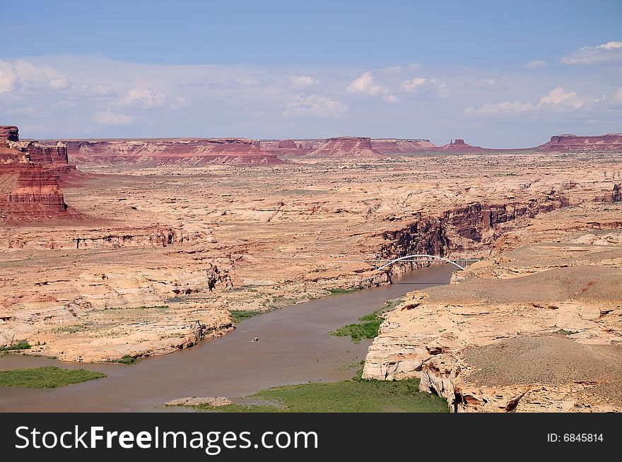 Hite view over the colorado river