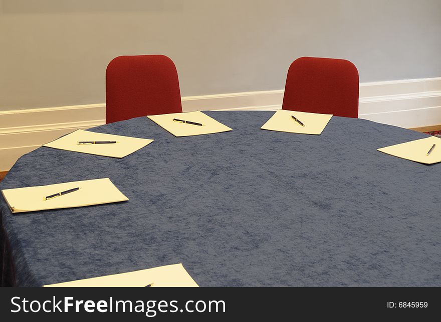 Negotiating Table.