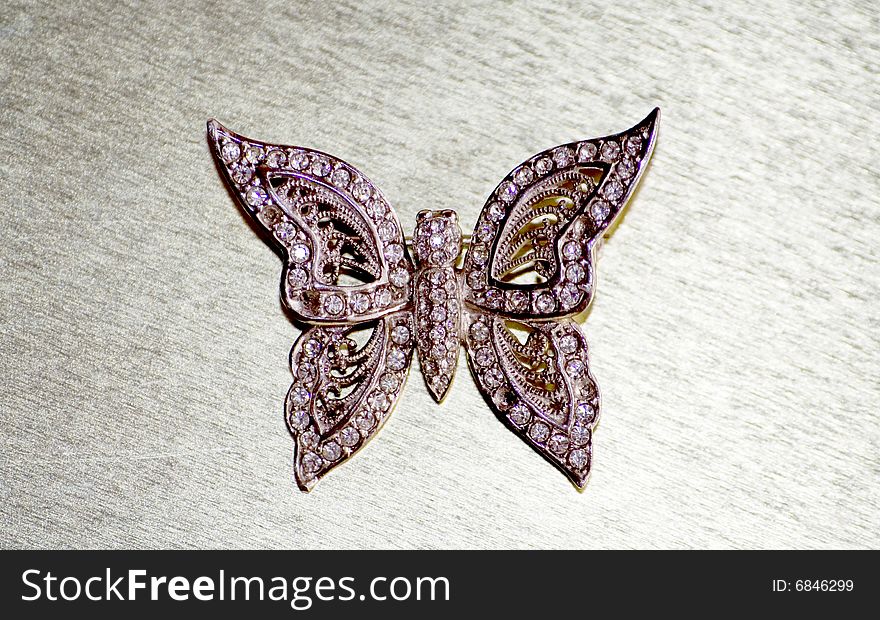 Butterfly brooch