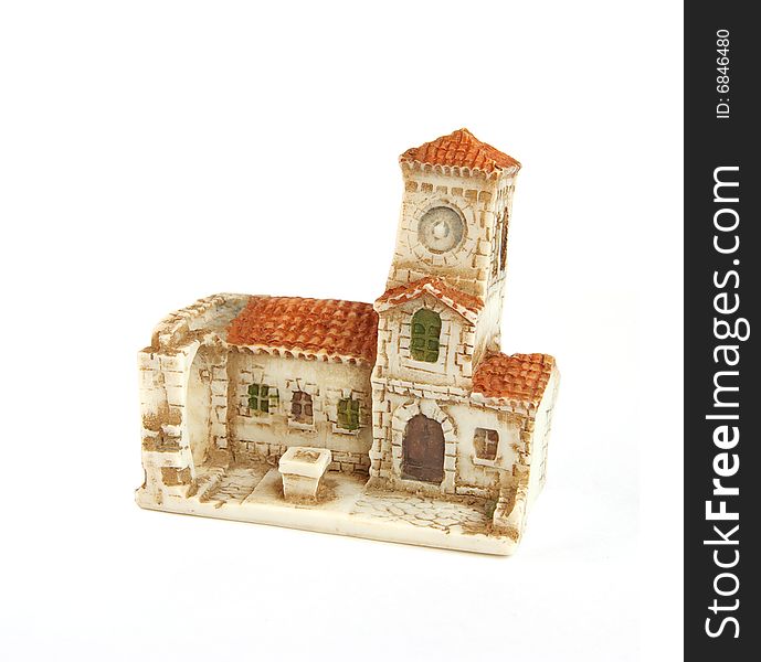 Small ceramic church