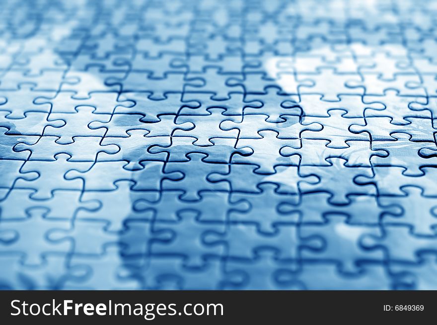 Background of connecting jigsaw pieces. Background of connecting jigsaw pieces