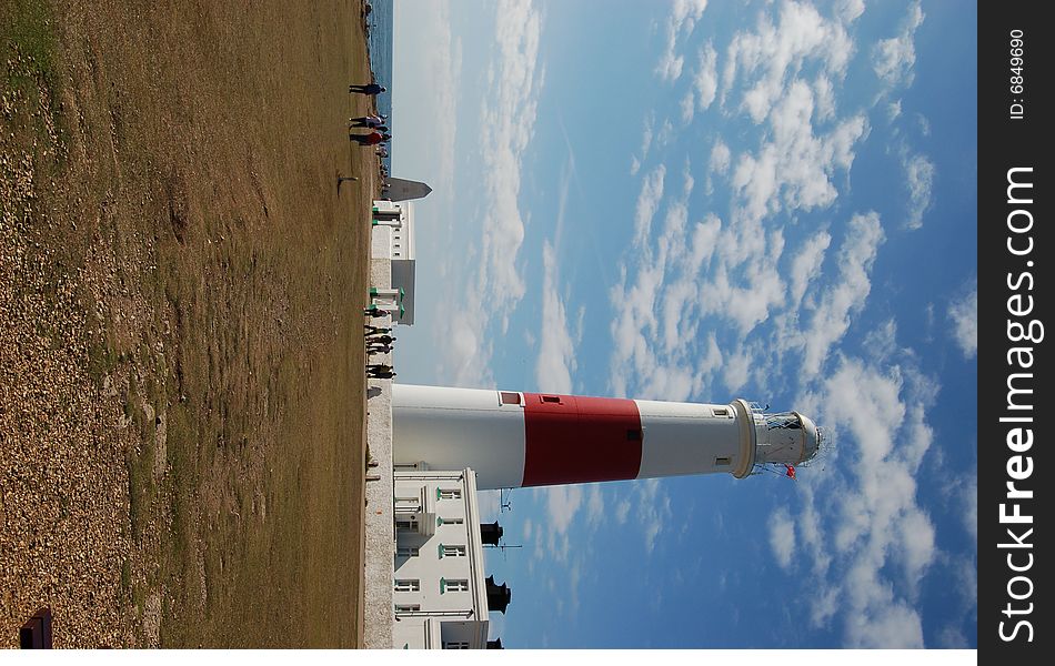 The famous Portland Bill Lighthouse.