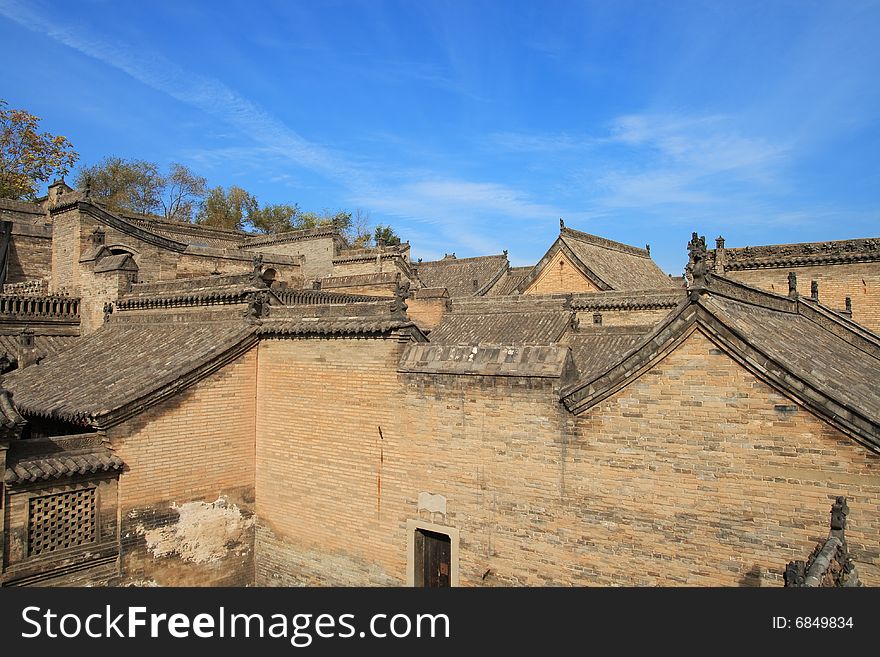 This photo was taken in the Wang's Grand Courtyard in ShanXi province of China. This photo was taken in the Wang's Grand Courtyard in ShanXi province of China.