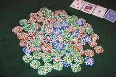 Poker Table Royalty Free Stock Image Poker Table Royalty Free Stock Image