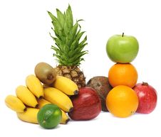 Colorful Fresh Fruits Royalty Free Stock Images