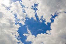 Summer Sky With Clouds Stock Photo Summer Sky With Clouds Stock Photo