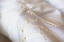 Wedding Dress Detail Royalty Free Stock Image Wedding Dress Detail Royalty Free Stock Image