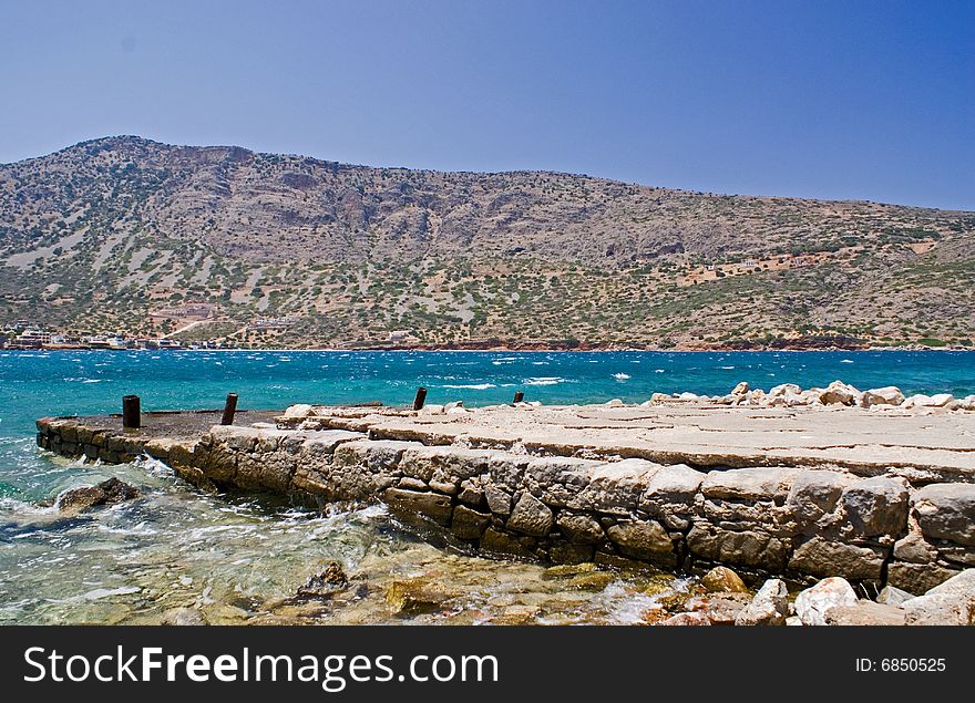 Dockyard At Spinilonga, Crete