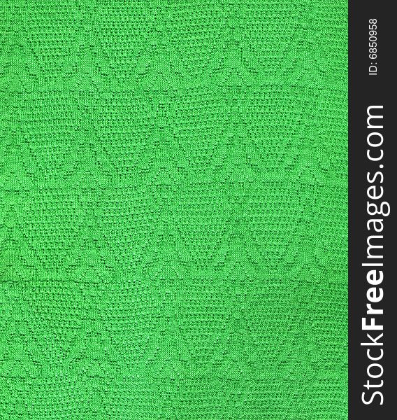 Green Knitting Cloth