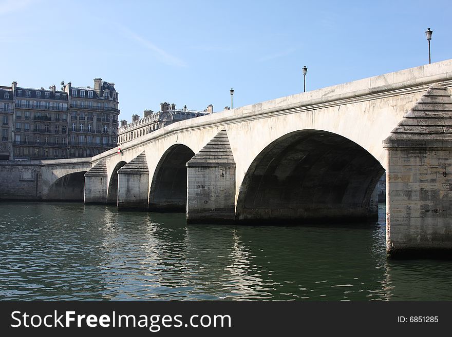 Pont Royal Bridge over the Seine, Paris. Pont Royal Bridge over the Seine, Paris