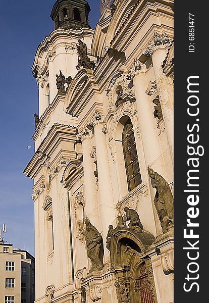 Theatre building in Prague in Czech Republic