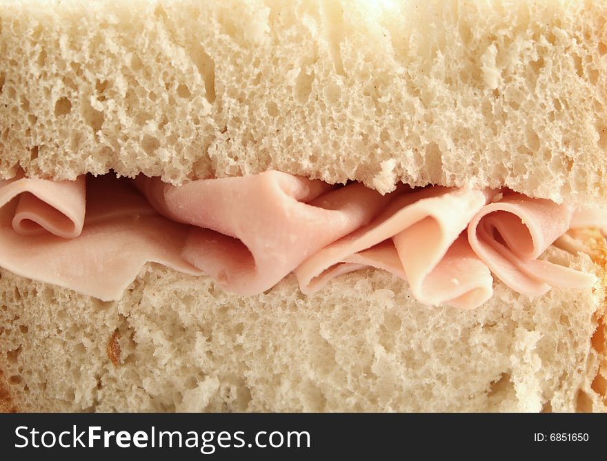 Background of a ham sandwhich
