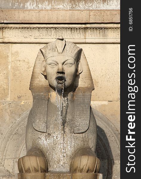 Sphinx Statue in Paris, France