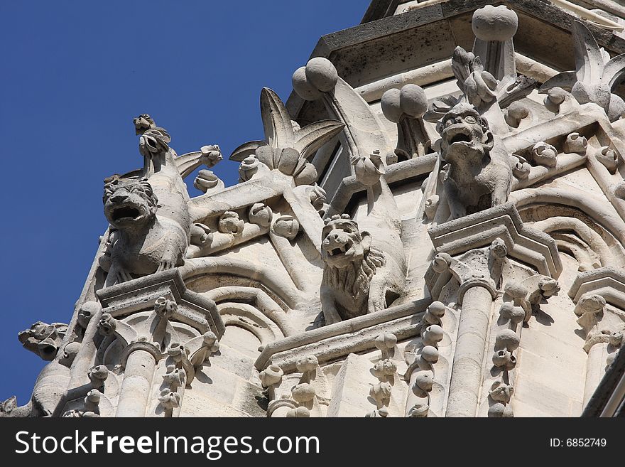 The Gargoyles of Notre Dame Cathedral, Paris