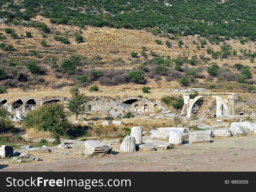 A plenty of ruins in Greece
