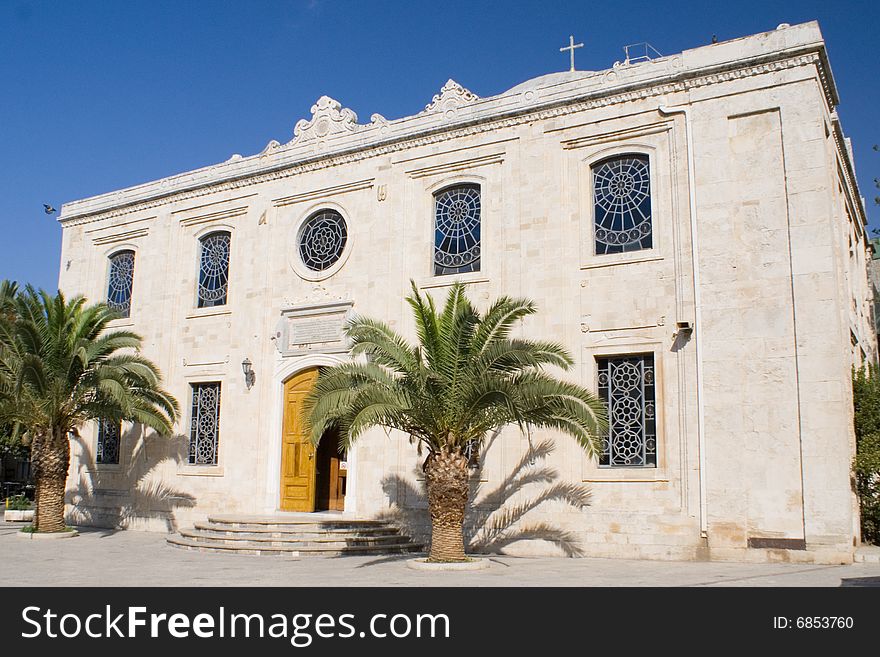 Church Of Ayos Titos, Heraclion, Crete, Greece