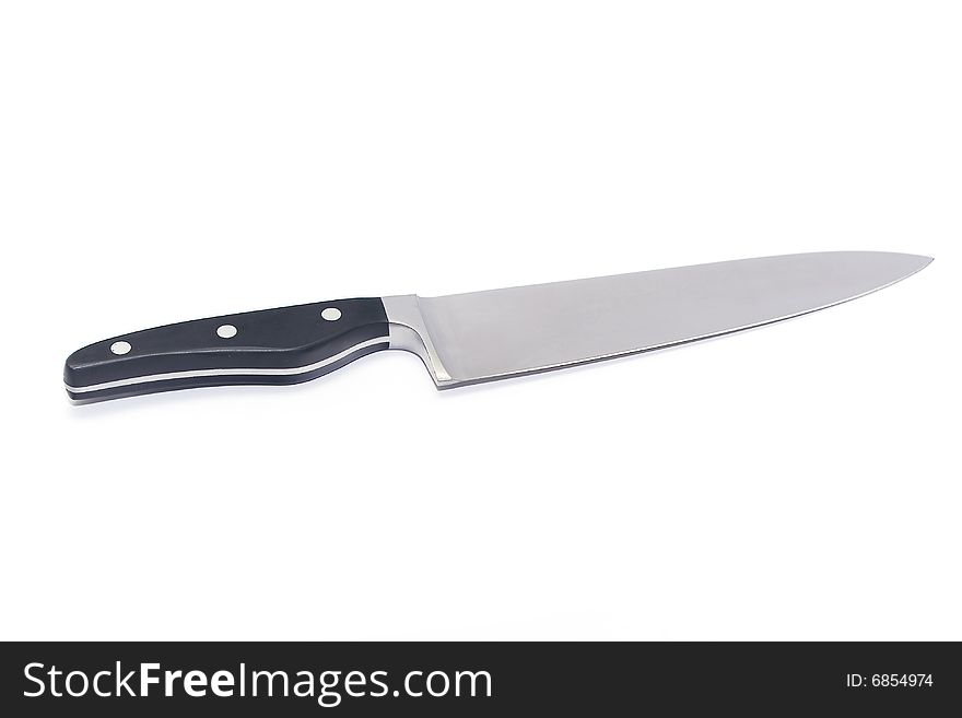 Kitchen knife with isolated background. Kitchen knife with isolated background