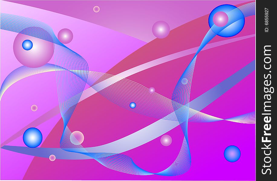 Abstract background with pink and blue