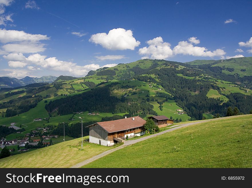 Landscape from Tirol valley