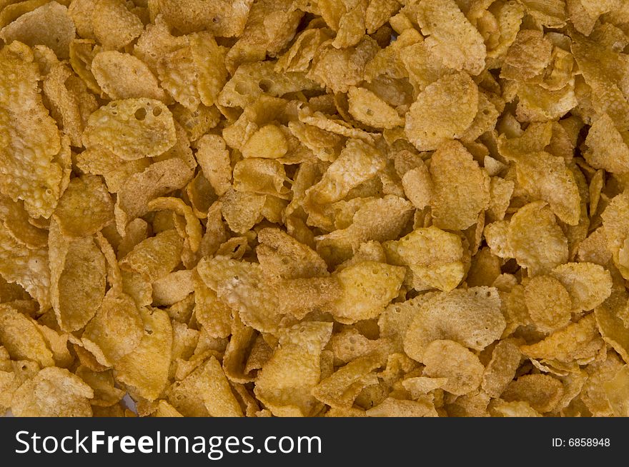 Corn flakes background texture image