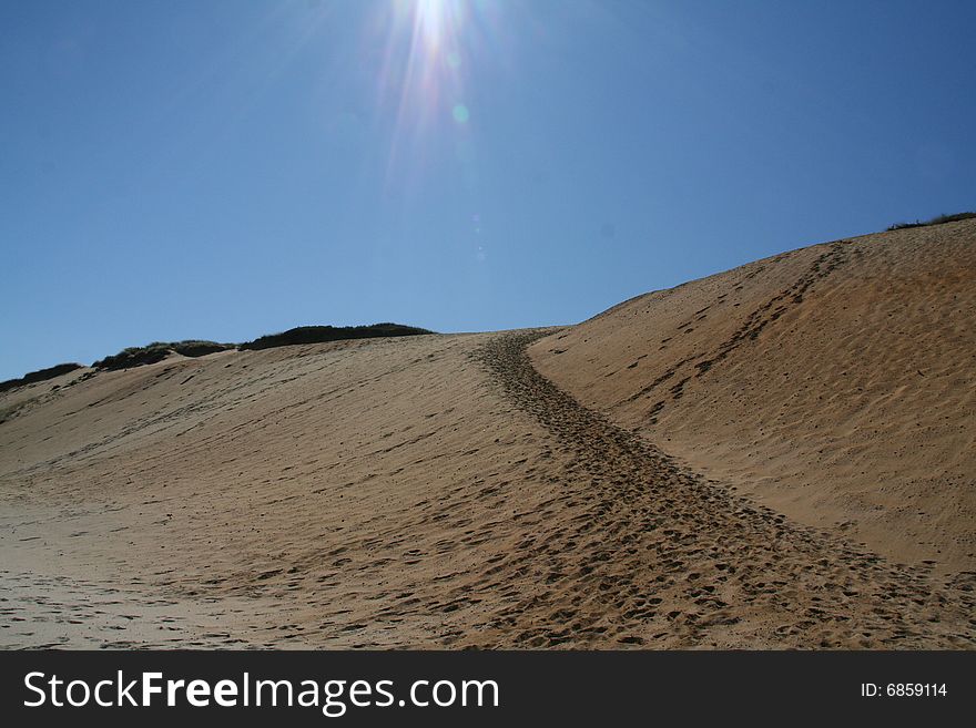 Sand, sun and the dunes