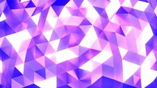 Pink - Blue - White Abstract Background Of Triangles - Low Poly, Seamless Loop Royalty Free Stock Photos Pink - Blue - White Abstract Background Of Triangles - Low Poly, Seamless Loop Royalty Free Stock Photos