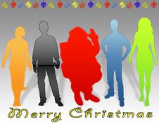 Christmas Card Royalty Free Stock Photography Christmas Card Royalty Free Stock Photography