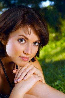Young Beautiful Woman Stock Images