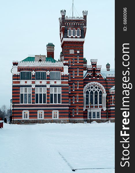 Earl Sheremet'ev palace in Jur'ino village, Marij El republik, Russia