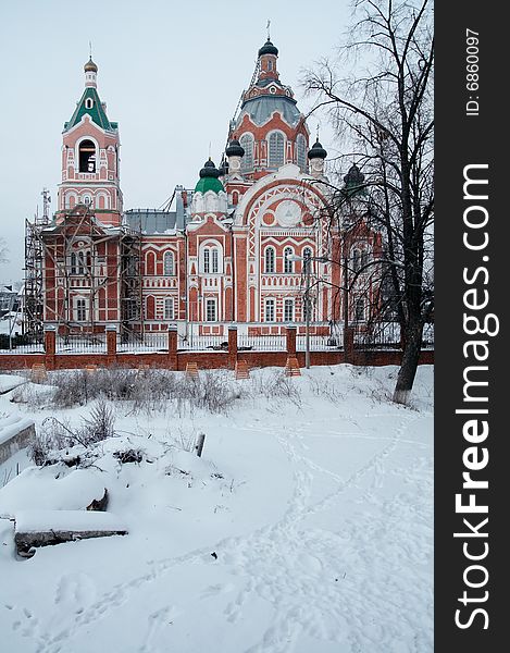 Mikhail Arkhangel temple in Jur'ino village, Marij El republik, Russia