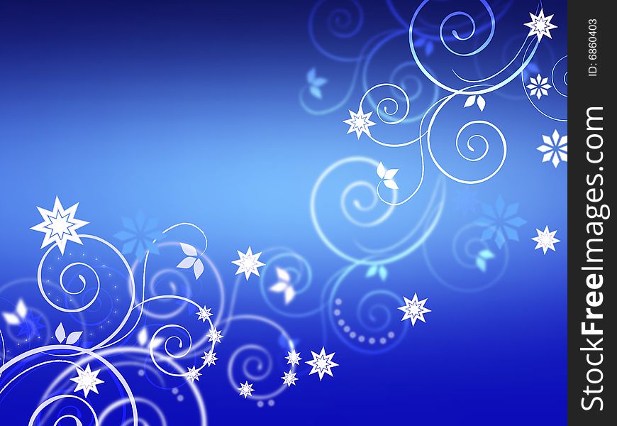 Chistmas Floral Background